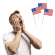 pikery flagi usa godan 7 cm 24 szt