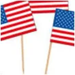 pikery flagi usa godan 7 cm 24 szt