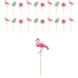 pikery flamingo paradise amscan 20 szt