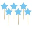 pikery gwiazdki blekitne 6 szt