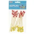 pikery koktajlowe yellow red 12 cm 20 szt