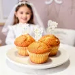 pikery komunia ihs eukaliptus 8 cm 6 szt