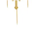 pikery krzyz zlote 9 cm 6 szt