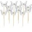 pikery motyle srebrny godan 11 5 cm 12 szt
