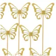 pikery motylki zloty godan 11 5 cm 12 szt
