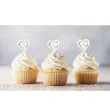 pikery na babeczki ozodba na muffinki eukaliptisowe serce dekoracja na komunie swieta 6 szt