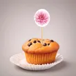 pikery na muffinki dekoracje na dzien kobiet gerbery 6 szt