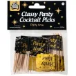 pikery party time classy party czarno zlote 50 szt pd party