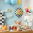 pikery samochod wyscigowy partydeco 12cm 4 szt