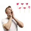 pikery serca dla zakochanych mix rozowy 6 szt