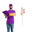 piki ozdobne flamingi hawajskie boland 13 cm 12 szt