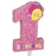 piniata 1 urodziny dziewczynki unique 56x36 cm