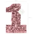 piniata 1 urodziny rozowe zloto partydeco 28 5 x 40 5 cm