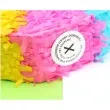 piniata cyfra 0 teczowa godan 50 x 35 cm