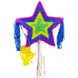 piniata gwiazdka kolorowa folat rozm 57 cm
