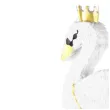 piniata labedz w koronie bialy partydeco 43 5 x 49 5 cm