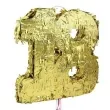 piniata liczba 18 zloty metaliczny godan 50x40x8 cm 1 szt