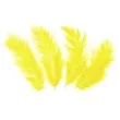 piorka dekoracyjne dlugie zolte partypal 10 15 cm 50 szt