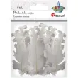 piorka dekoracyjne krecone biale titanum 16 g