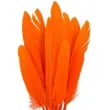 piorka dekoracyjne lotki pomaranczowe czakos 18 szt