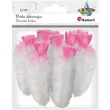 piorka dekoracyjne ombre bialo rozowe titanum 15 szt