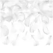 piorka dekoracyjne solid biale partydeco 3g