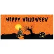 plakat nawiedzony dom happy halloween congee 70x30 cm