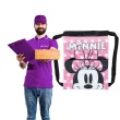 plecak worek myszka minnie rozowy cerda