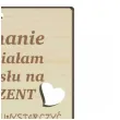 pocztowka bon prezentowy dla mezczyzny prezent na walentynki dla niego drewniana 140x90 mm
