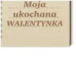 pocztowka moja walentynka drewniana 140x90 mm