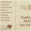 pocztowka najlepsza mama na swiecie drewniana 140x90 mm