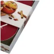 podgrzewacz zapachowy maxi pieczone jablko bordowy bolsius 8h 6 szt