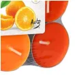 podgrzewacz zapachowy miks kolorow pomarancza bispol 4h 18 szt