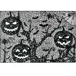 podkladka na stol dynie nietoperze halloween czarny guirca 30x45 cm