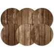 podkladki drewniane deski 6 szt