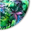 podkladki drewniane liscie palmy zielono rozowe 6 szt