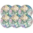 podkladki drewniane pieniadze banknoty 6 szt