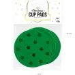 podkladki filcowe gwiazdki pod kubek zielone partypal 6 szt