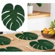 podkladki na stol liscie palmowe zielony guirca 34 cm 4 szt