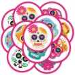 podkladki papierowe halloween dia de los muertos 9 5 cm 12 szt