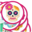 podkladki papierowe halloween dia de los muertos 9 5 cm 12 szt