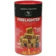 podpalka do grilla i kominka kostki szare tuba firefamily 100 szt