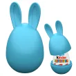 podstawka na jajko jajko pisanka z kroliczymi uszami blekitny 10 5 cm