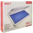 poduszka do stempli make 1 pudelko nasaczona niebieska tusz wodny colop 90 x 50 mm