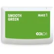 poduszka do stempli make 1 pudelko nasaczona zielona jasna tusz wodny colop 90 x 50 mm
