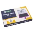poduszka do stempli metalowe pudelko nasaczona fioletowa tusz wodny d rect 110 x 70 mm