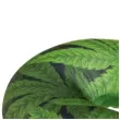 poduszka na szyje lisc marihuany zielona ootb 29 x 25 x 9 cm