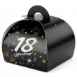 podziekowania dla gosci pudeleczka na slodycze 18 urodziny glamour birthday 7 5 x 6 5 cm 6 szt