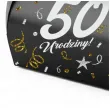podziekowania dla gosci pudeleczka na slodycze 50 urodziny glamour birthday 7 5 x 6 5 cm 6 szt