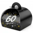 podziekowania dla gosci pudeleczka na slodycze 60 urodziny glamour birthday 7 5 x 6 5 cm 6 szt